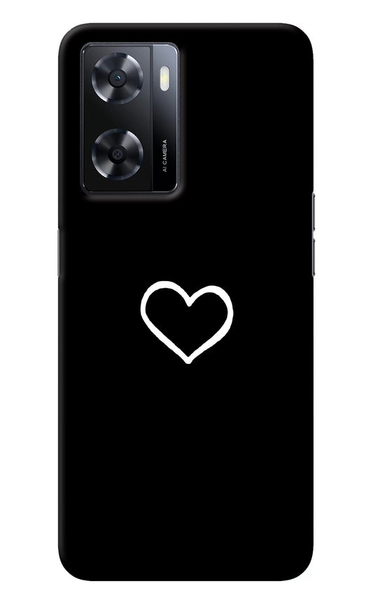 Heart Oppo A57 2022 Back Cover