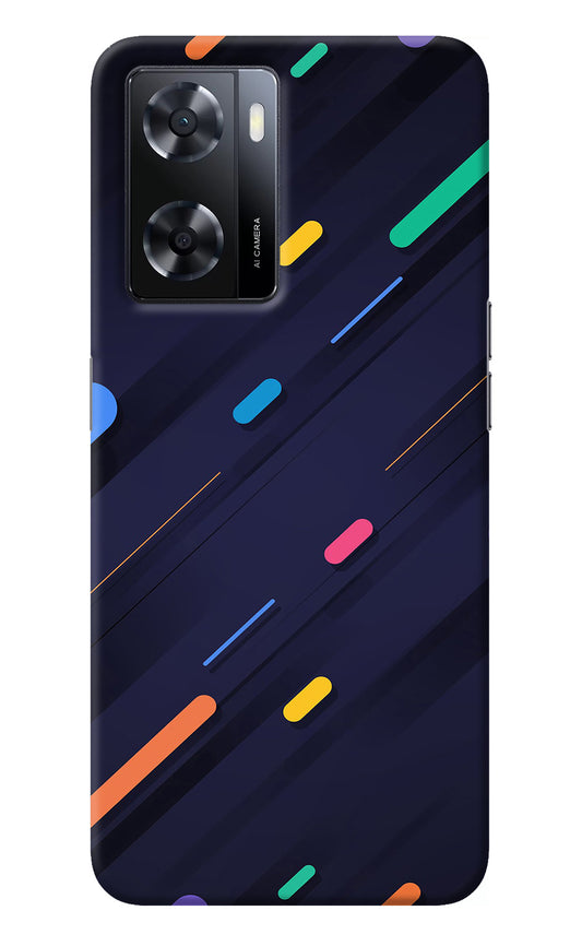 Abstract Design Oppo A57 2022 Back Cover