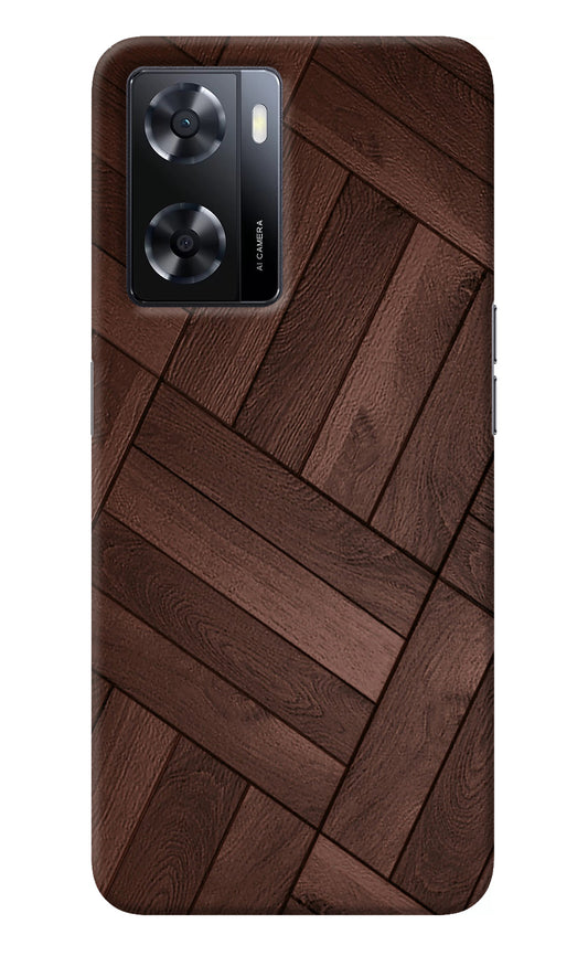 Wooden Texture Design Oppo A57 2022 Back Cover