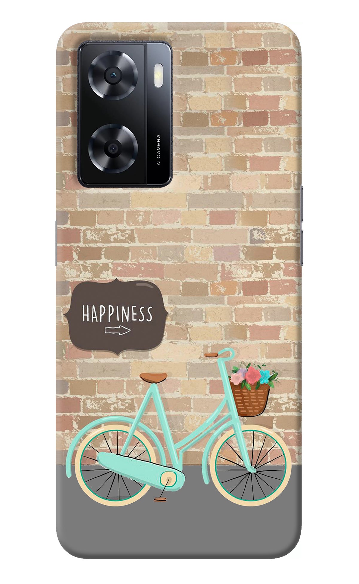 Happiness Artwork Oppo A57 2022 Back Cover