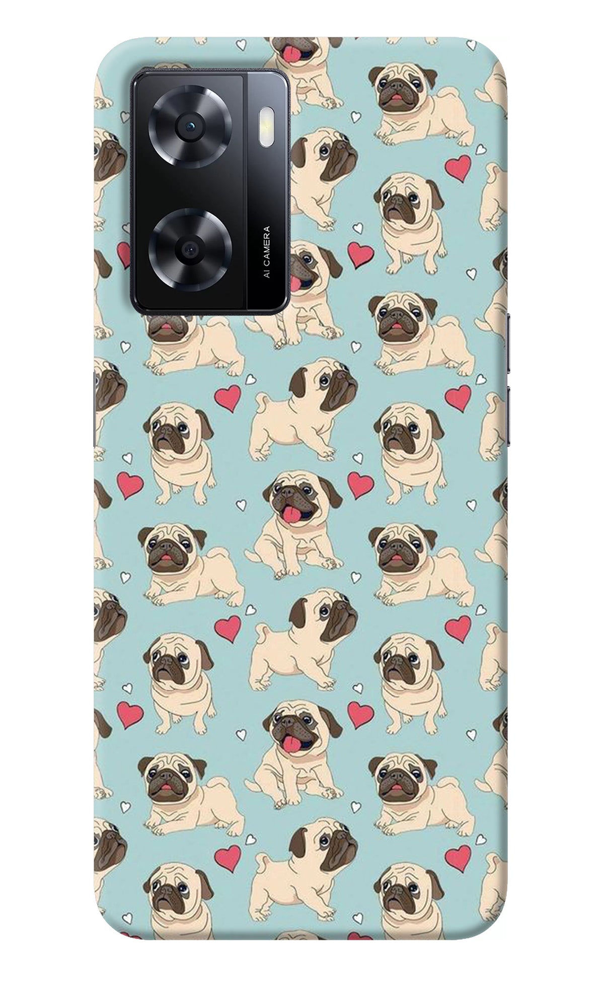 Pug Dog Oppo A57 2022 Back Cover