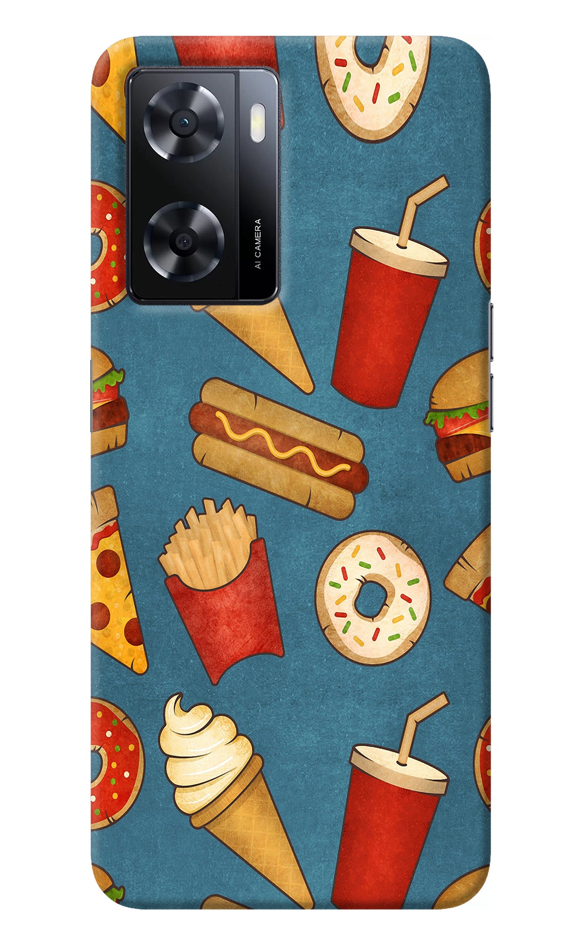 Foodie Oppo A57 2022 Back Cover