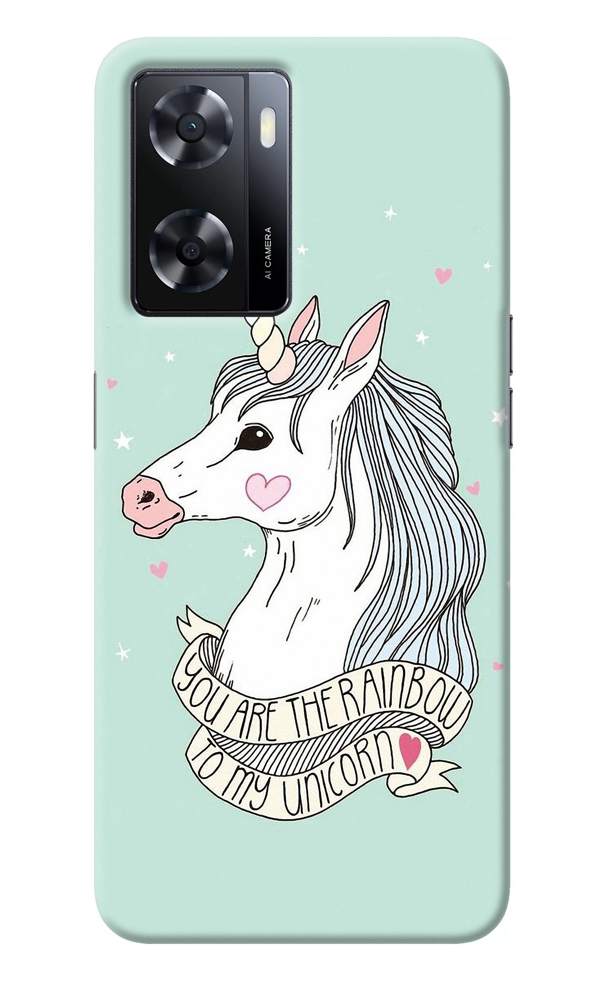 Unicorn Wallpaper Oppo A57 2022 Back Cover