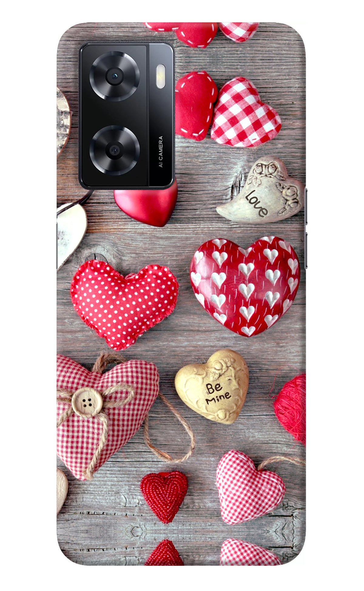 Love Wallpaper Oppo A57 2022 Back Cover