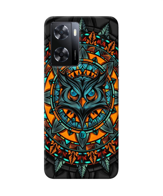 Angry Owl Art Oppo A57 2022 Back Cover