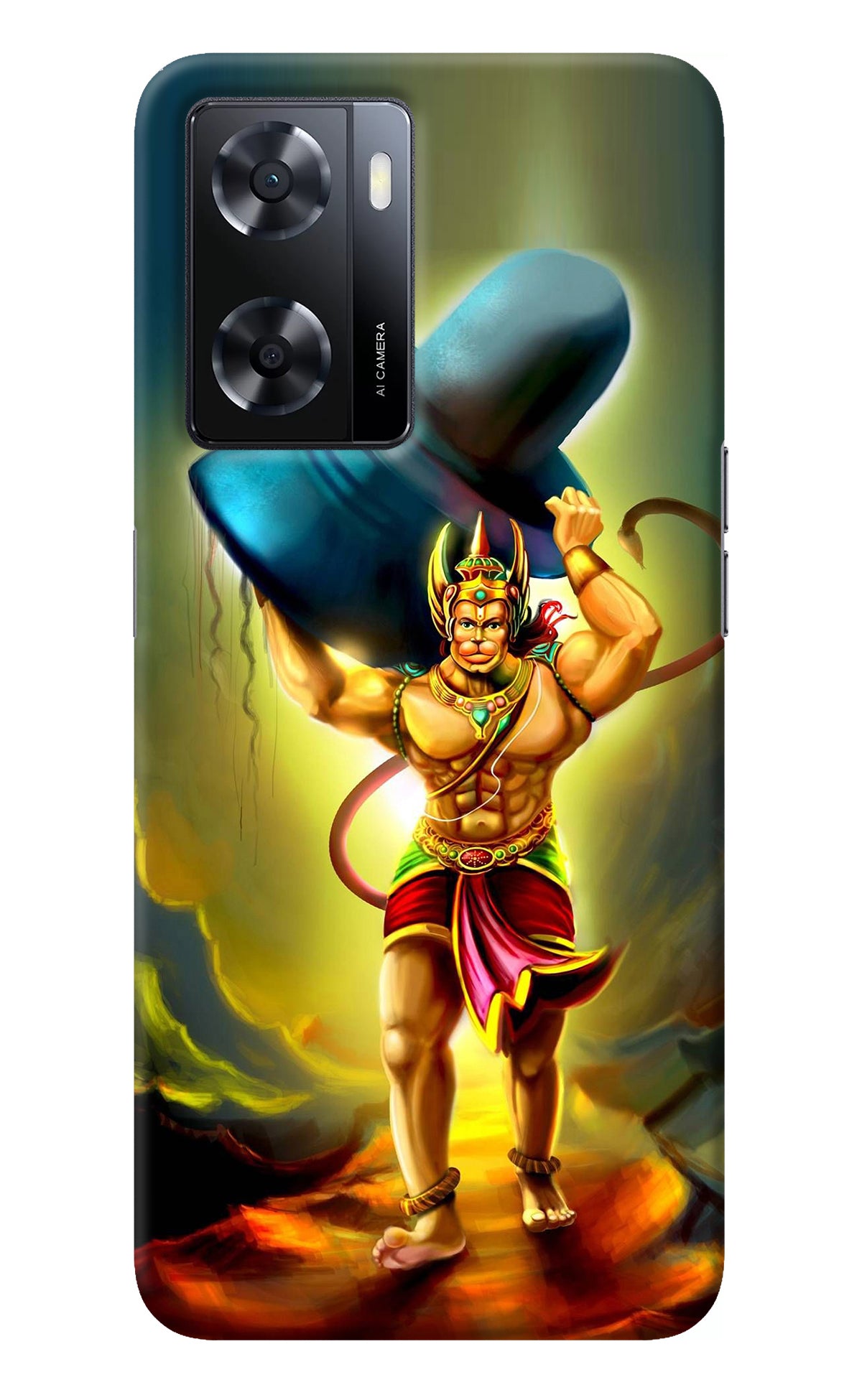 Lord Hanuman Oppo A57 2022 Back Cover