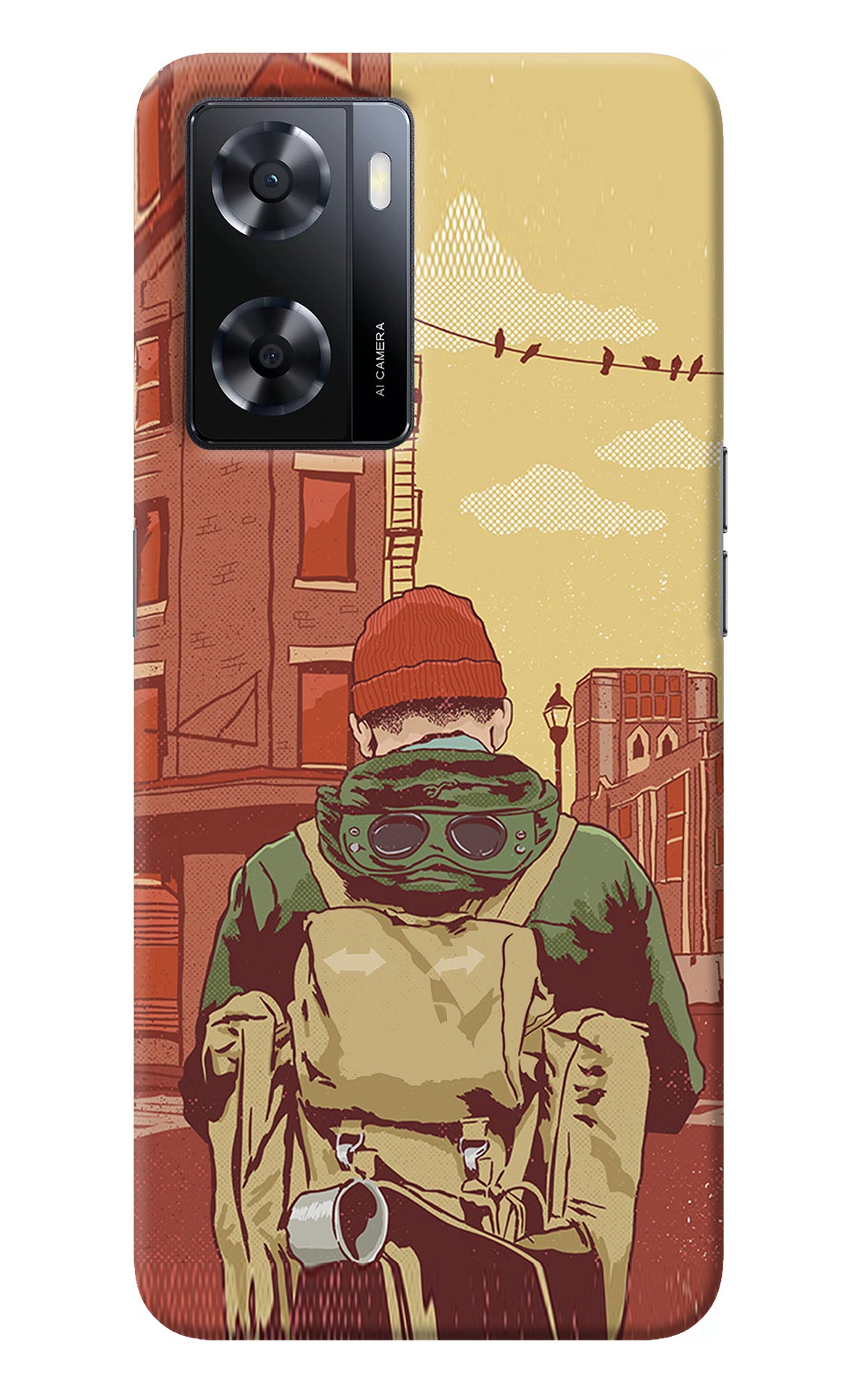 Adventurous Oppo A57 2022 Back Cover