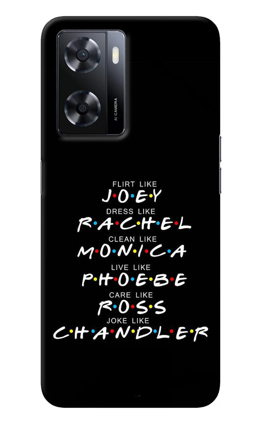 FRIENDS Character Oppo A57 2022 Back Cover
