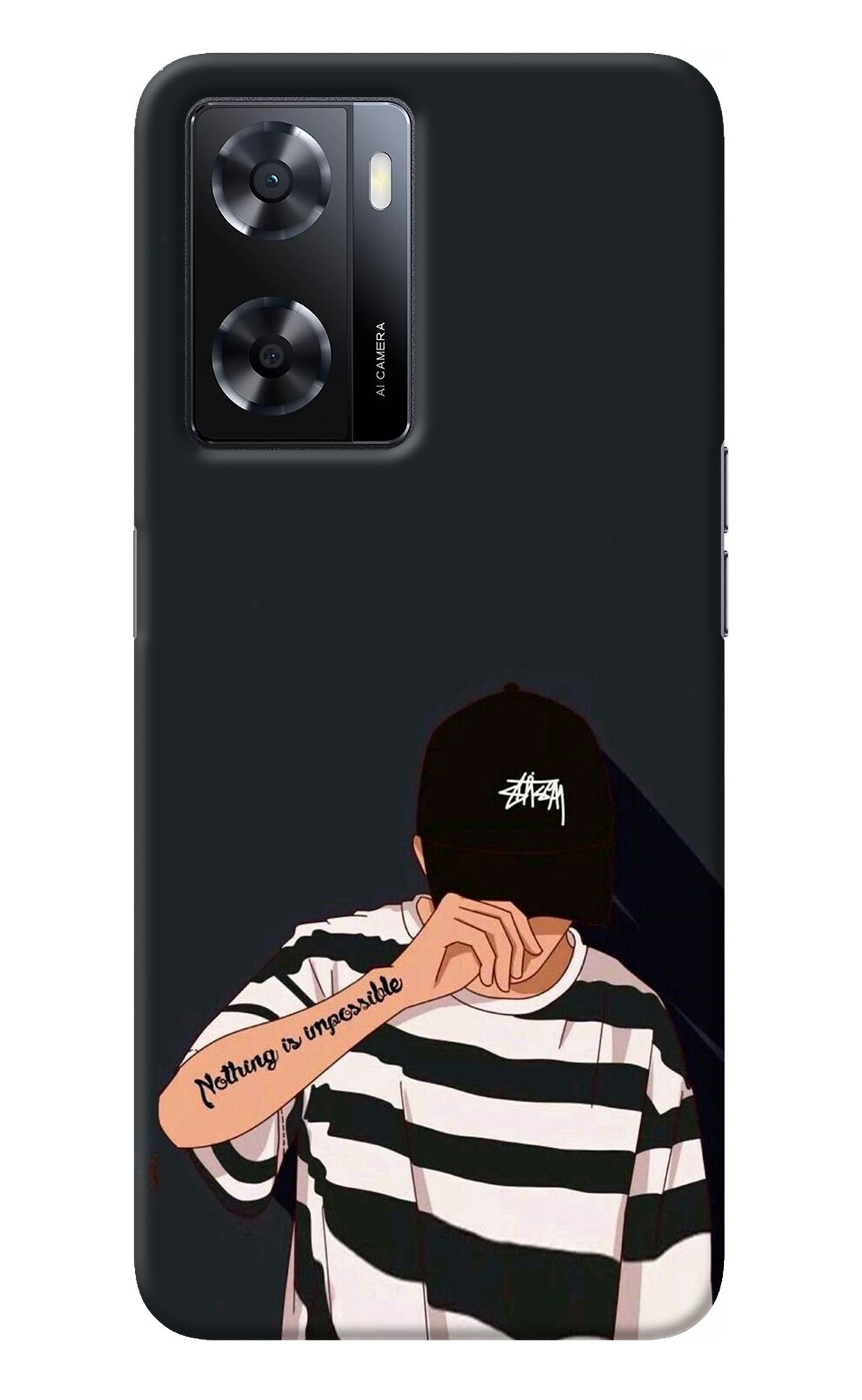 Aesthetic Boy Oppo A57 2022 Back Cover