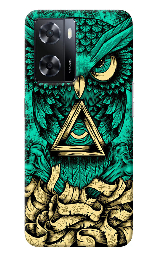 Green Owl Oppo A57 2022 Back Cover
