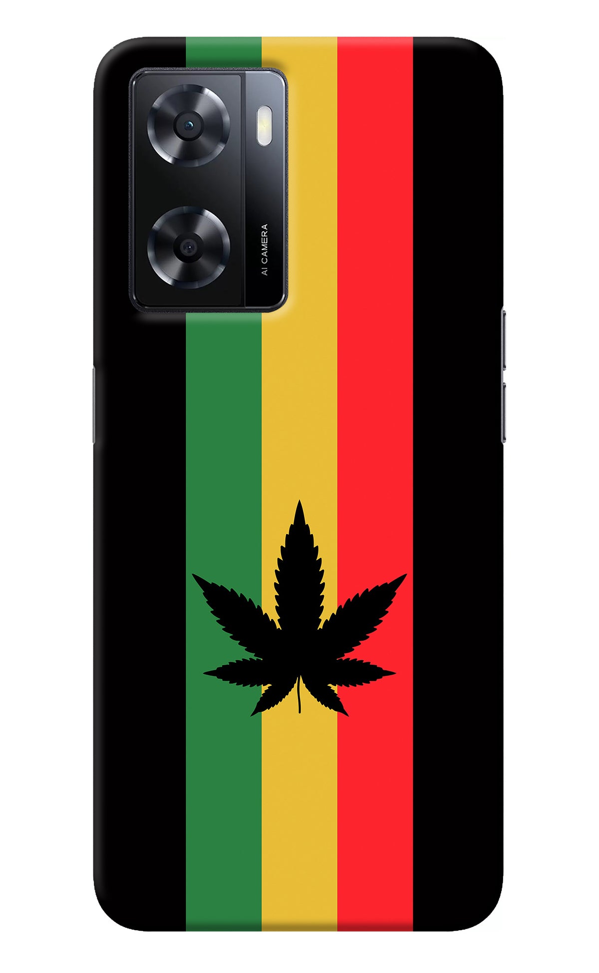 Weed Flag Oppo A57 2022 Back Cover