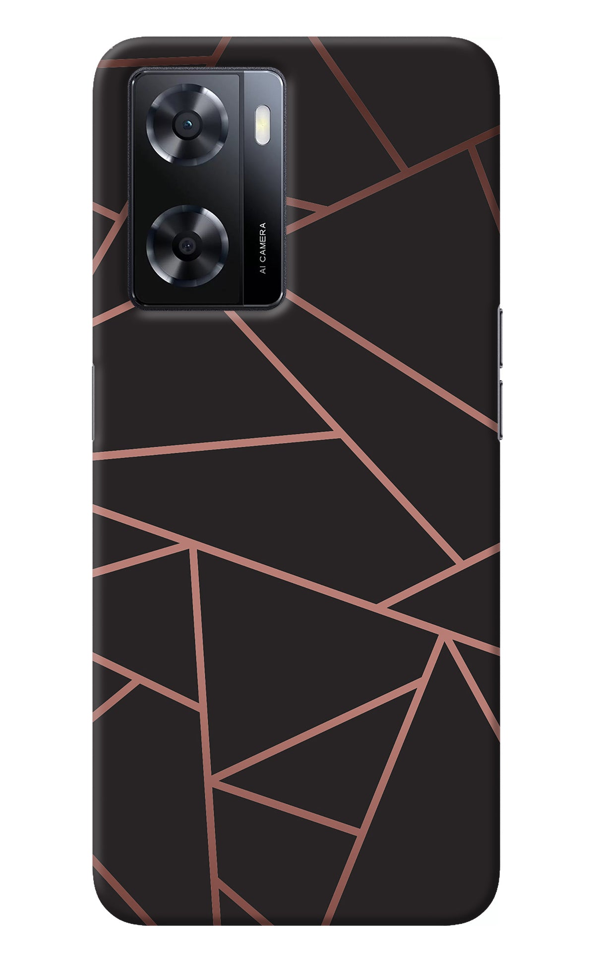 Geometric Pattern Oppo A57 2022 Back Cover