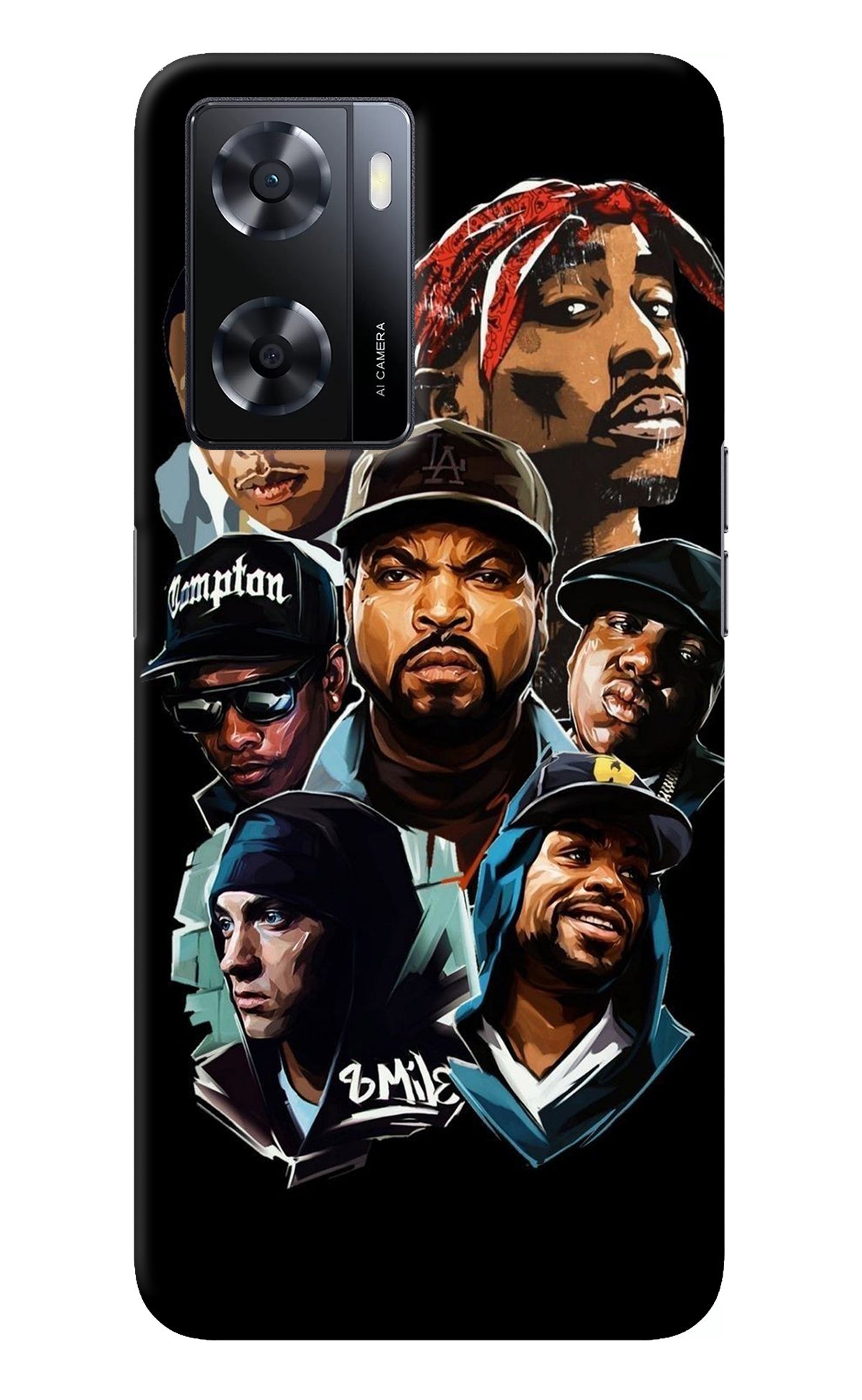 Rappers Oppo A57 2022 Back Cover