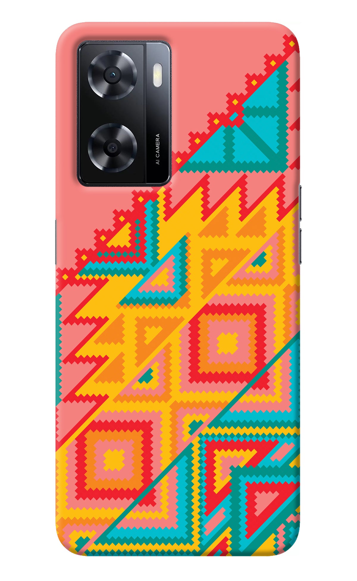 Aztec Tribal Oppo A57 2022 Back Cover