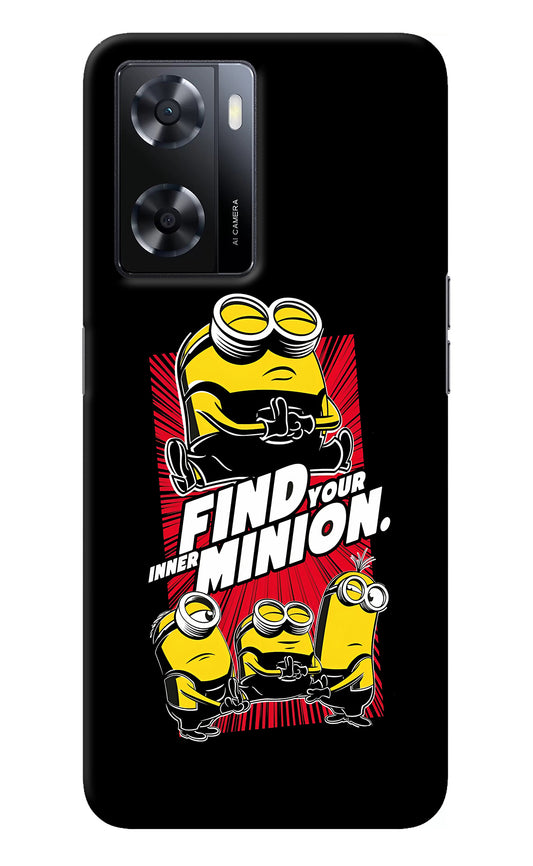 Find your inner Minion Oppo A57 2022 Back Cover