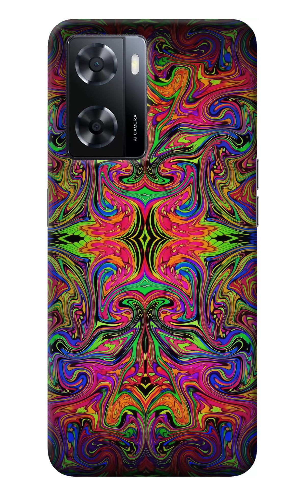 Psychedelic Art Oppo A57 2022 Back Cover