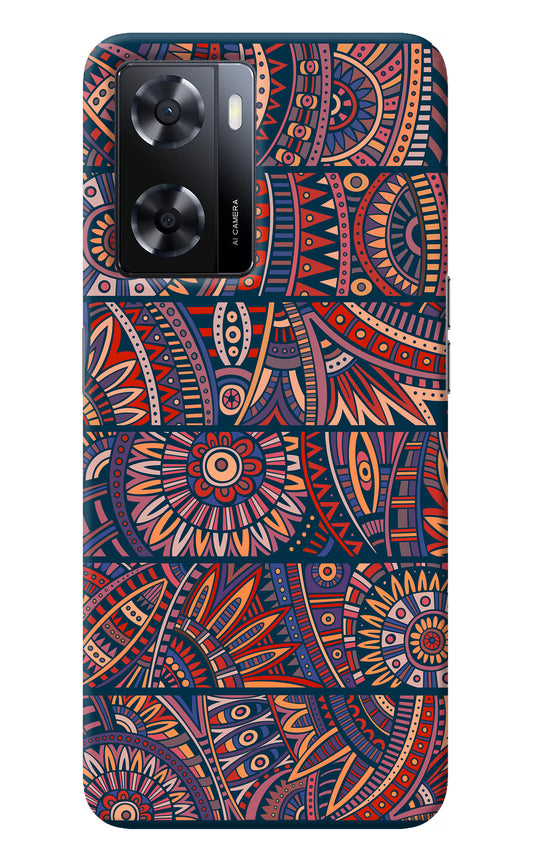 African Culture Design Oppo A57 2022 Back Cover