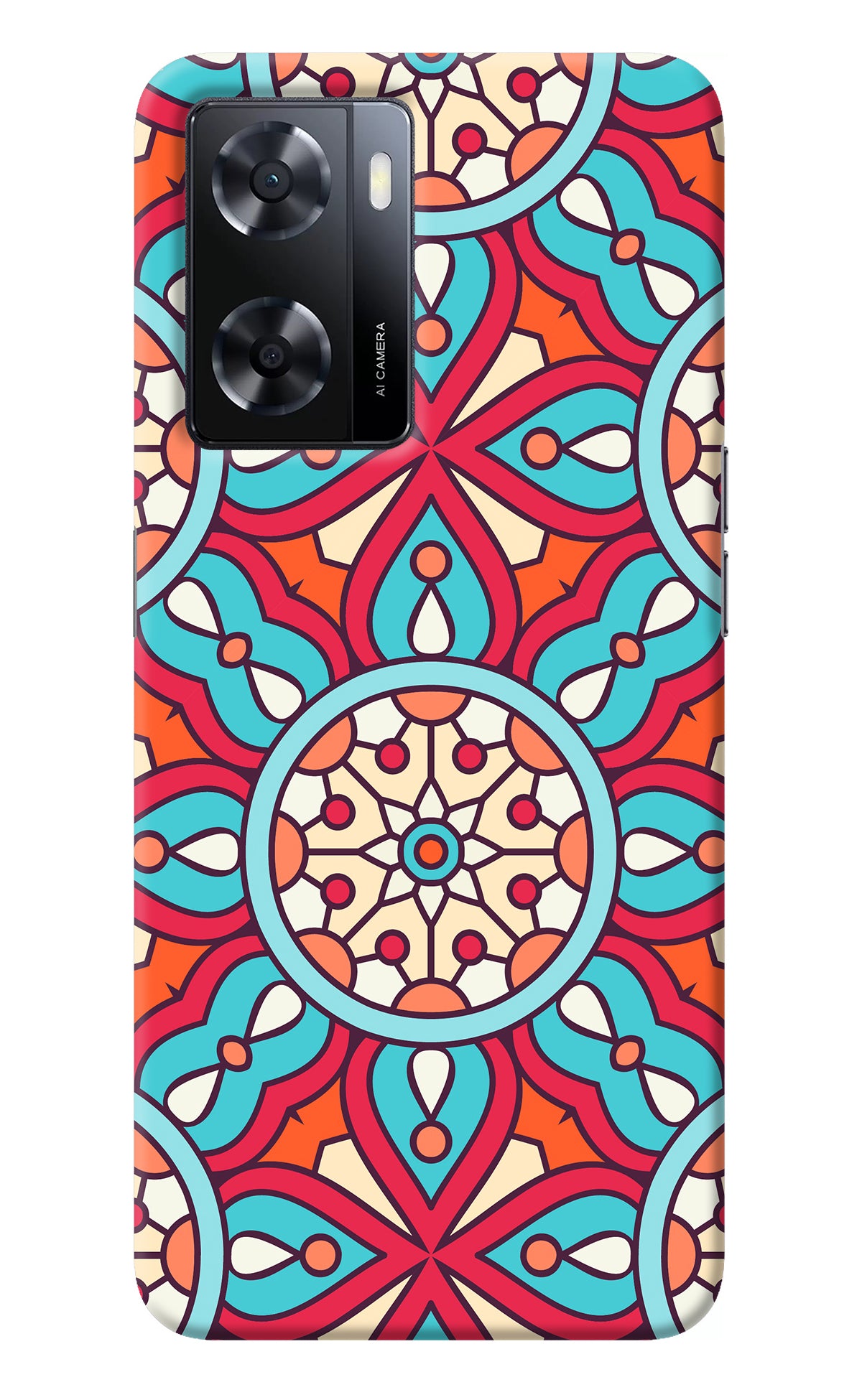 Mandala Geometric Oppo A57 2022 Back Cover