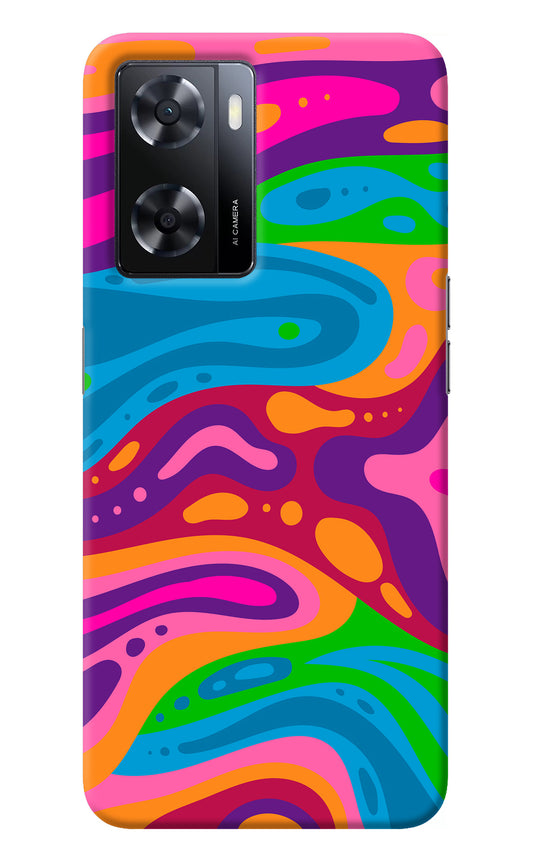 Trippy Pattern Oppo A57 2022 Back Cover