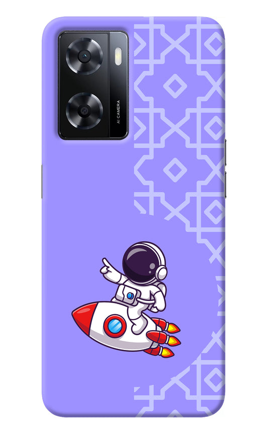 Cute Astronaut Oppo A57 2022 Back Cover