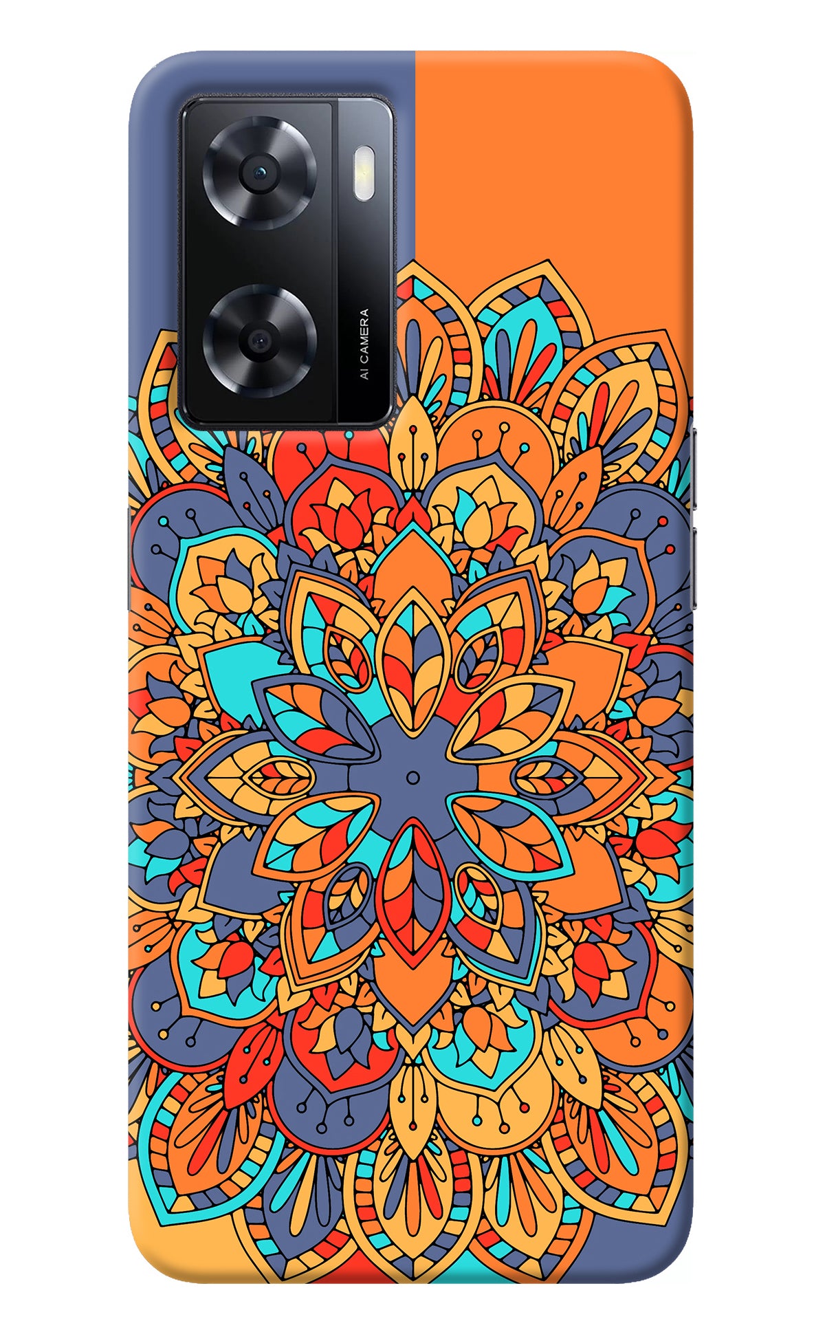 Color Mandala Oppo A57 2022 Back Cover