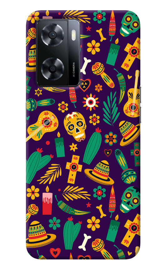 Mexican Artwork Oppo A57 2022 Back Cover