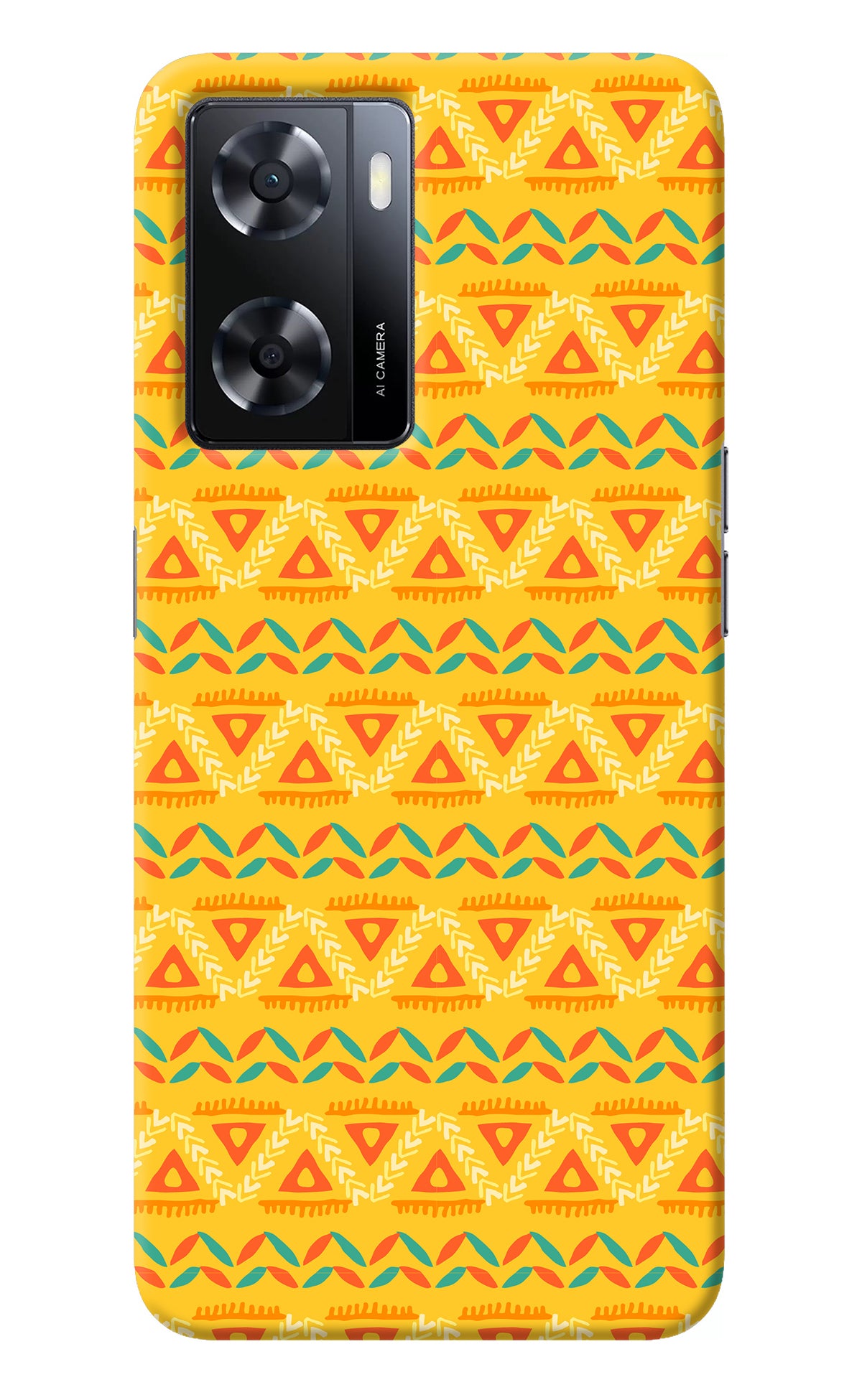 Tribal Pattern Oppo A57 2022 Back Cover
