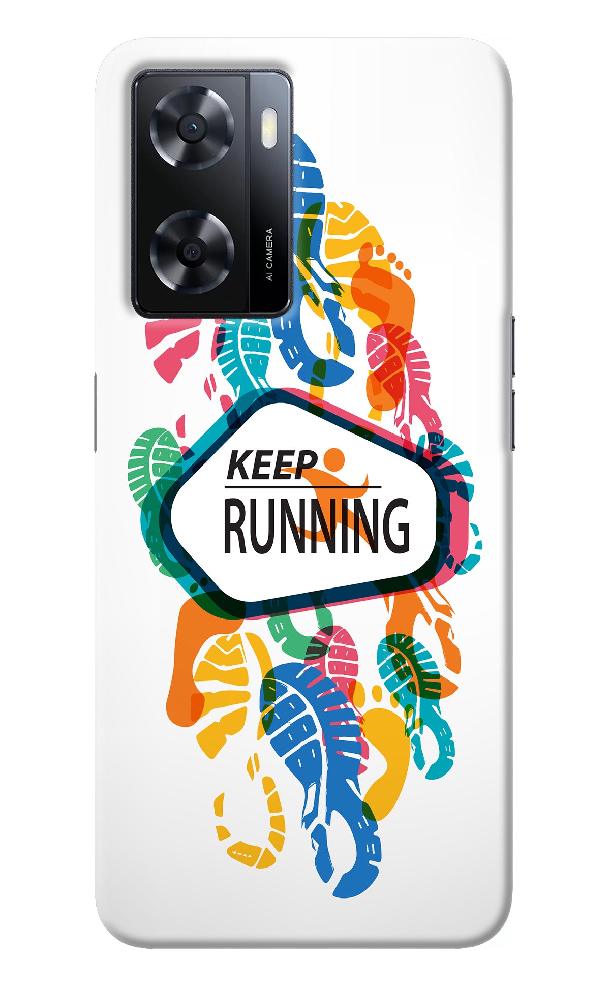 Keep Running Oppo A57 2022 Back Cover