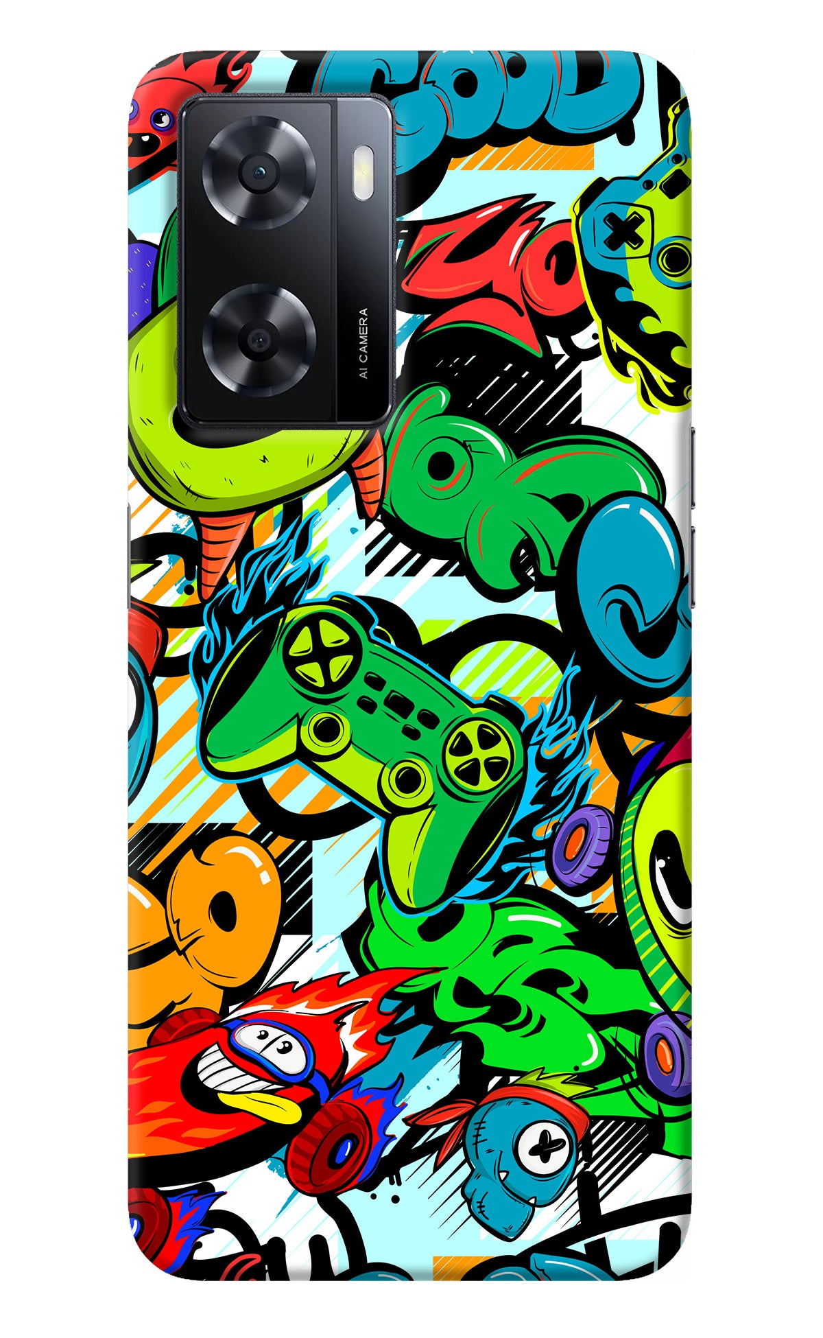 Game Doodle Oppo A57 2022 Back Cover