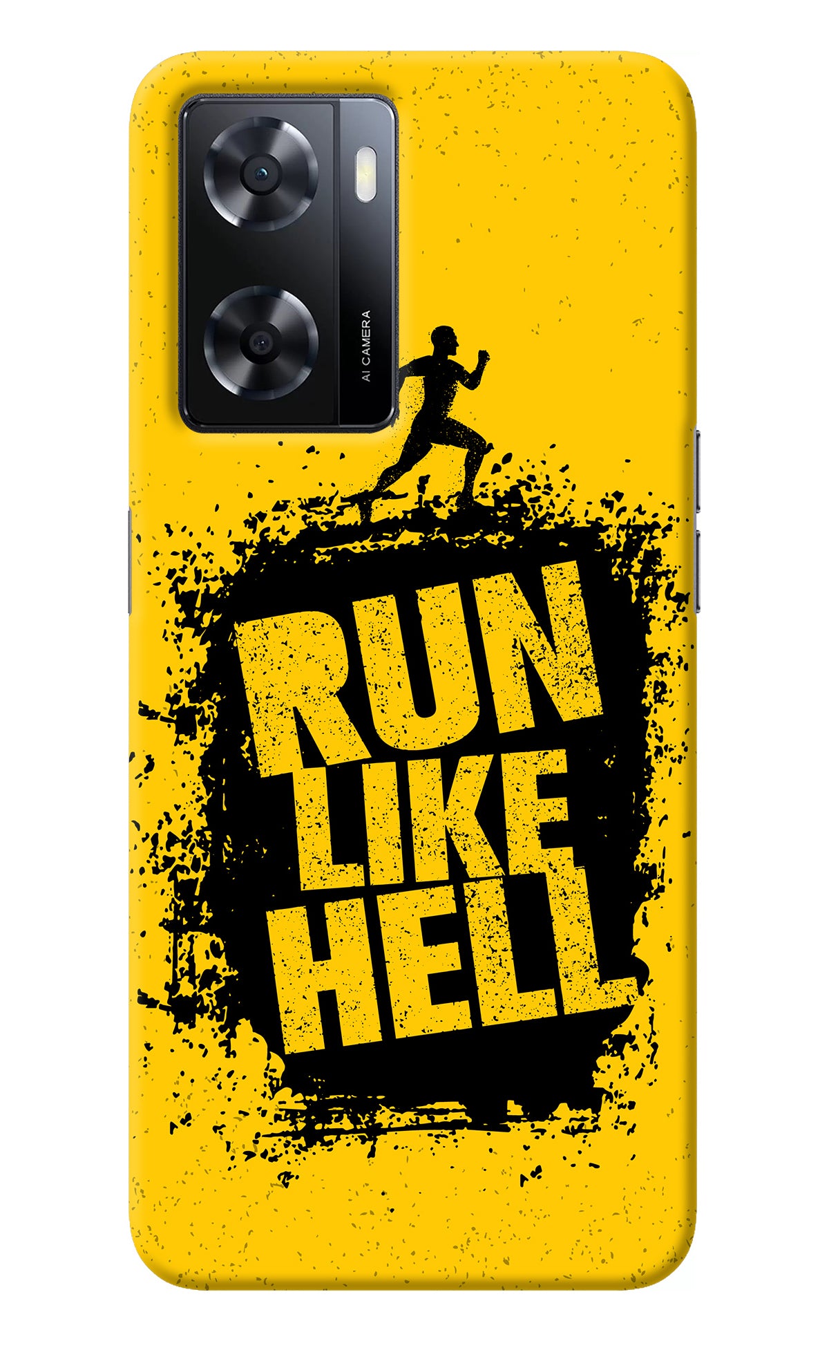 Run Like Hell Oppo A57 2022 Back Cover