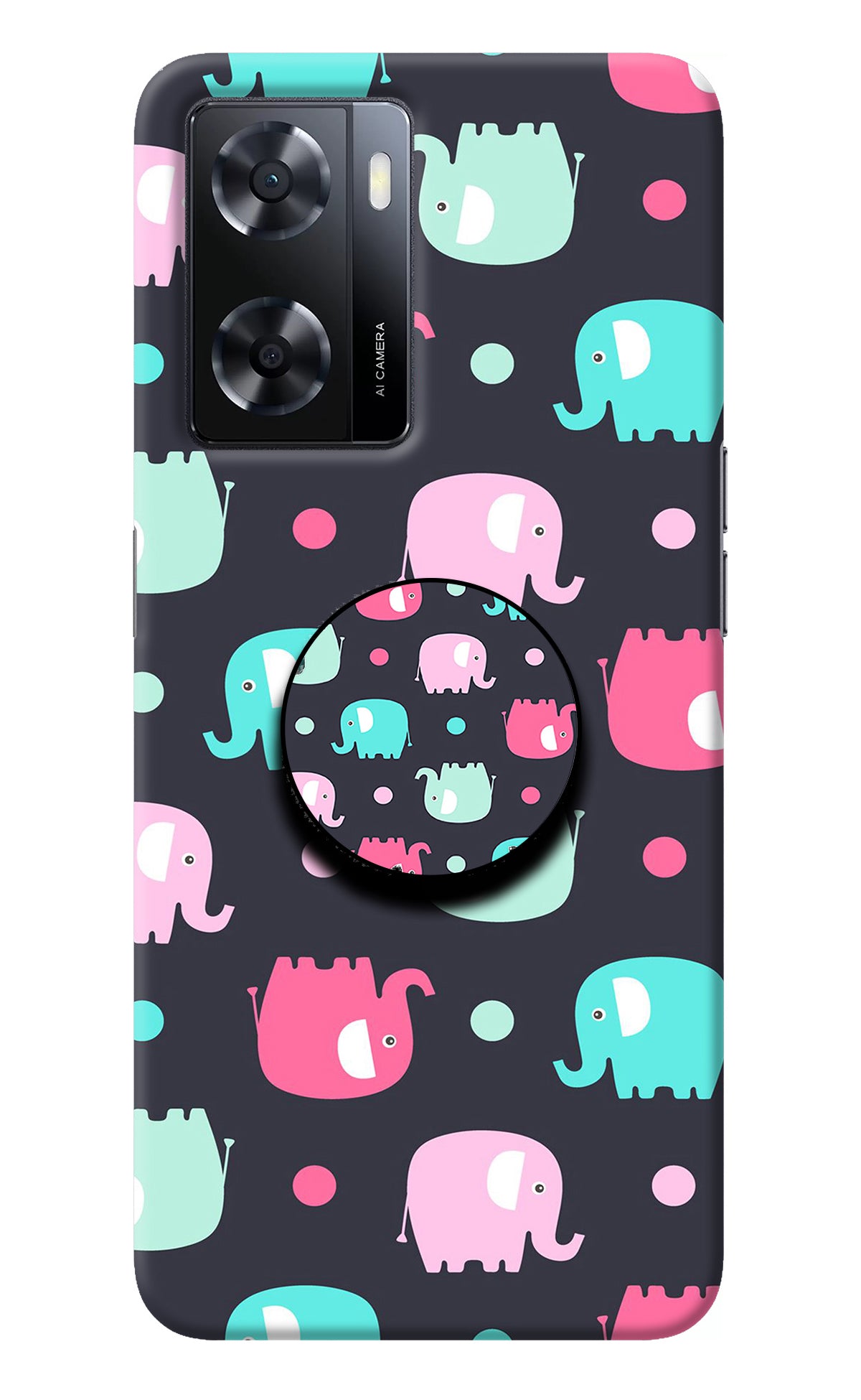 Baby Elephants Oppo A57 2022 Pop Case