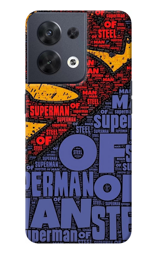 Superman Oppo Reno8 Back Cover