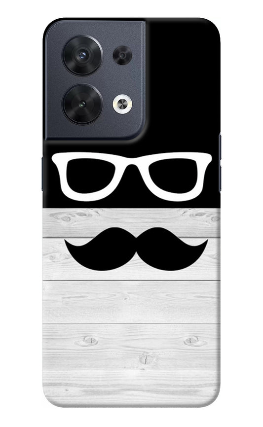 Mustache Oppo Reno8 Back Cover