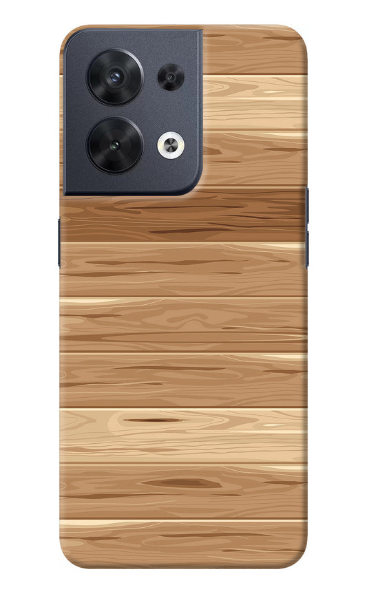 Wooden Vector Oppo Reno8 Back Cover