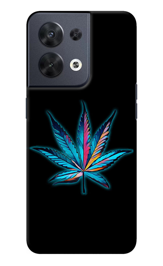 Weed Oppo Reno8 Back Cover