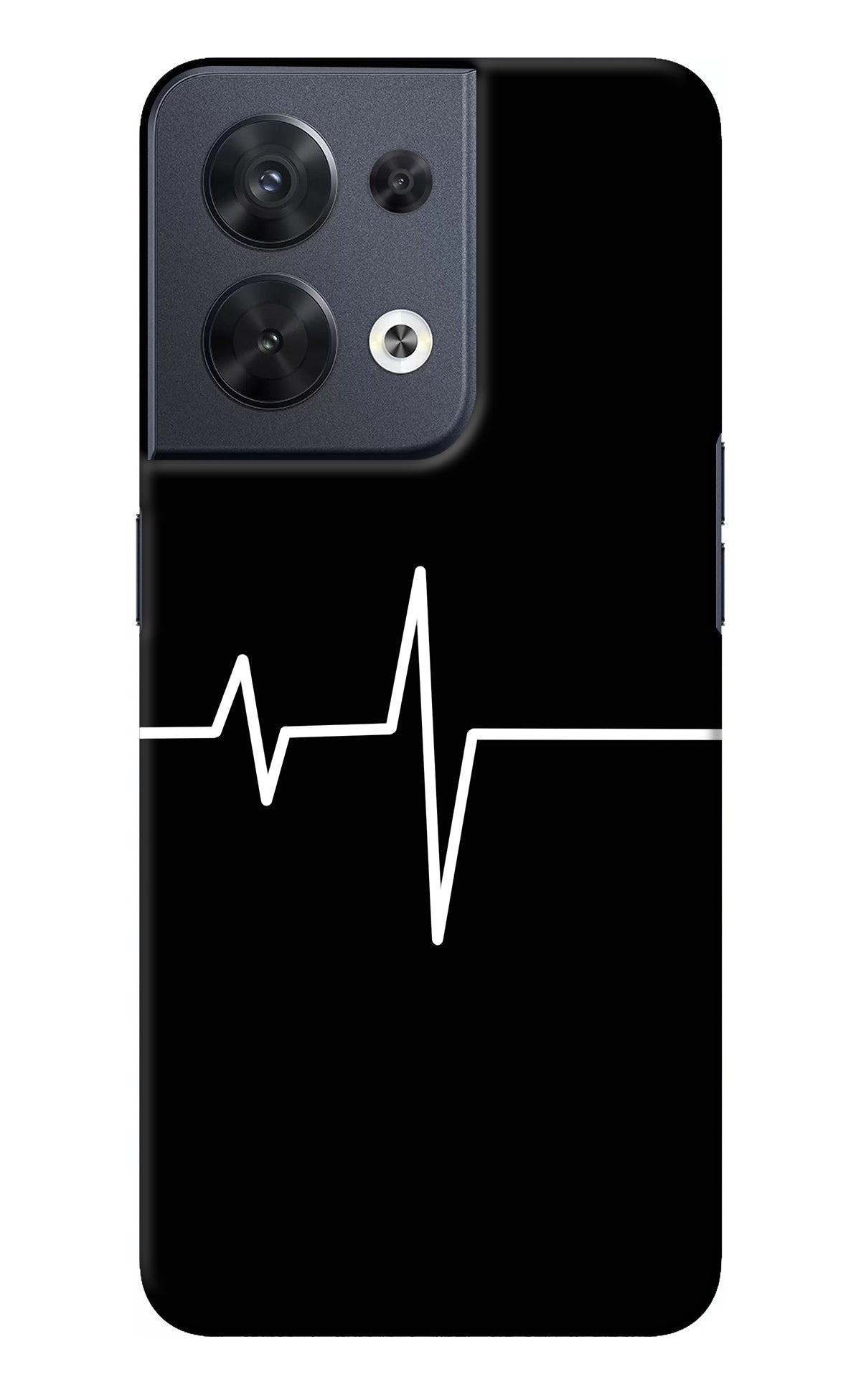 Heart Beats Oppo Reno8 Back Cover