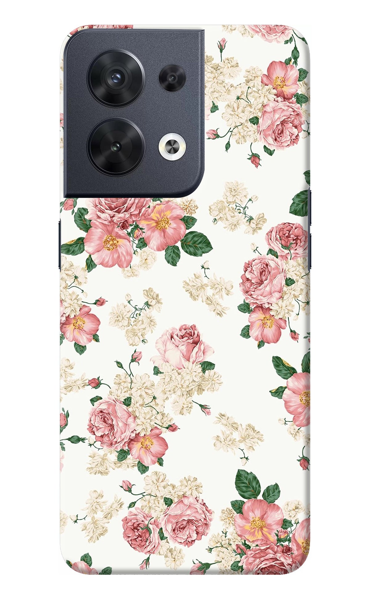 Flowers Oppo Reno8 Back Cover