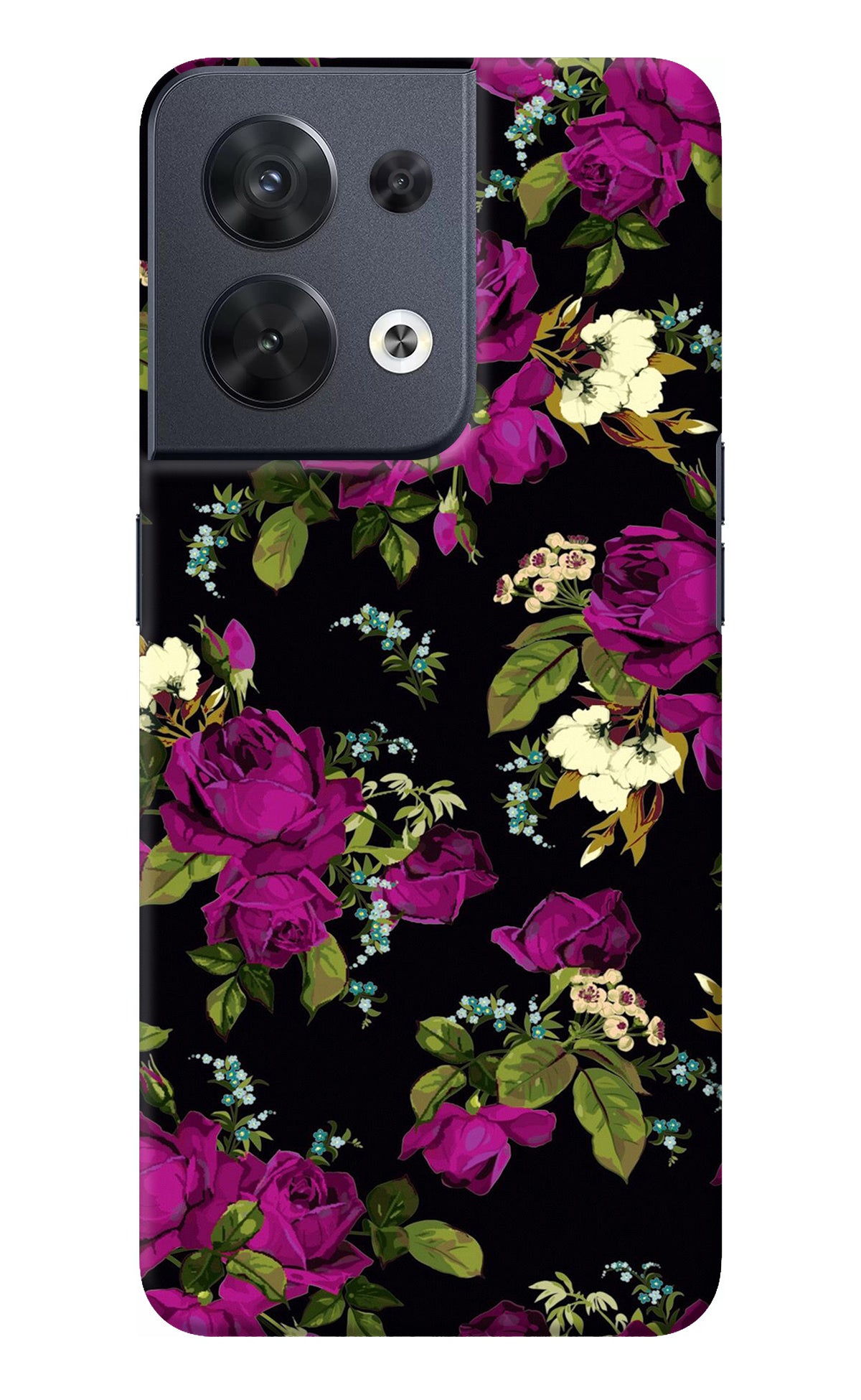 Flowers Oppo Reno8 Back Cover