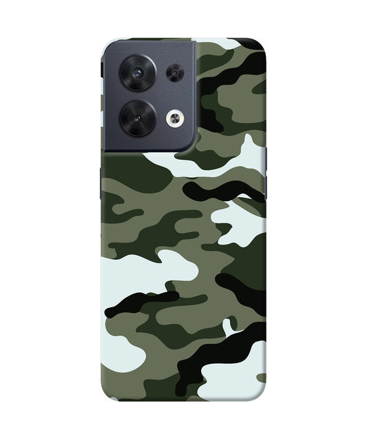 Camouflage Oppo Reno8 Back Cover