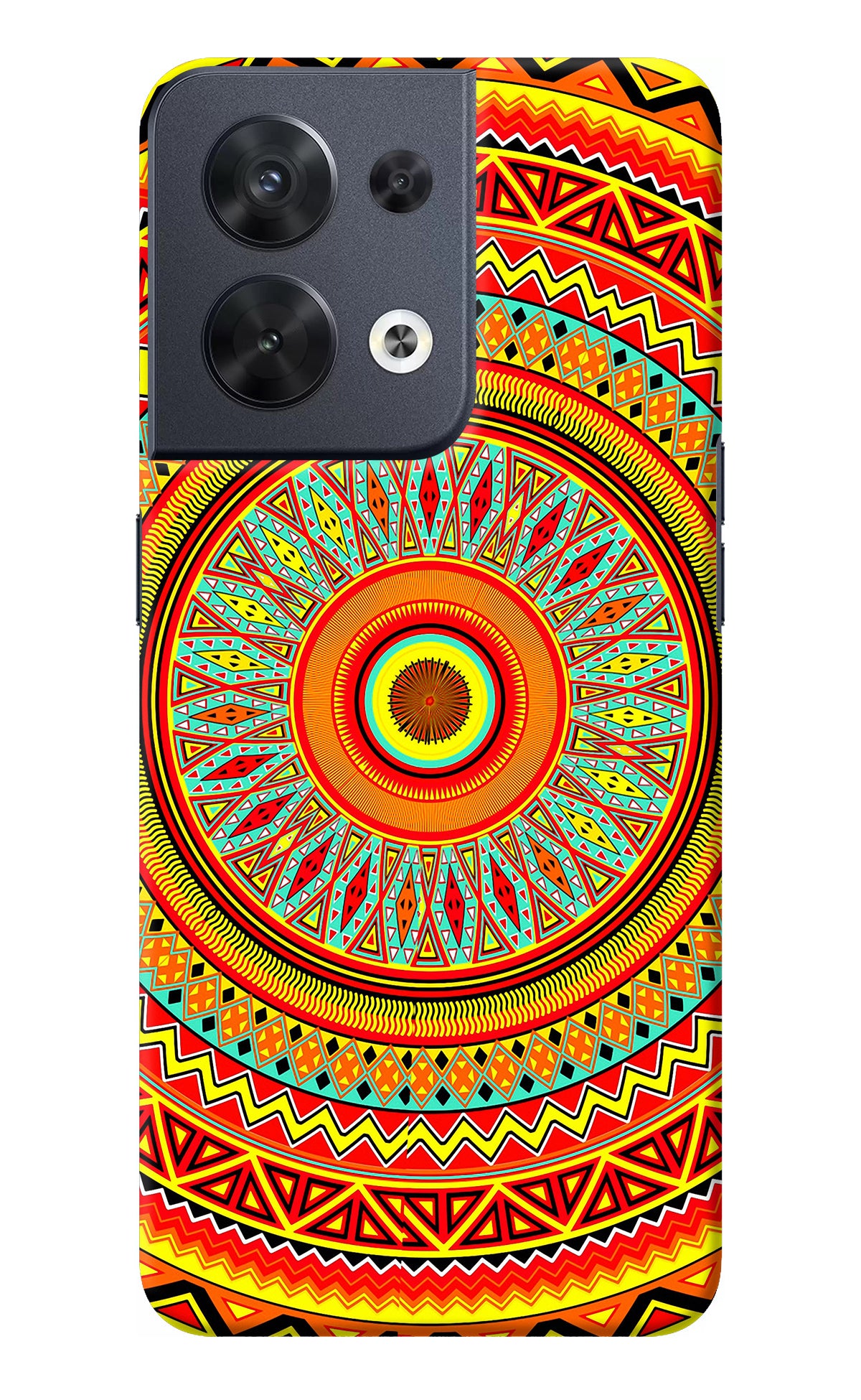 Mandala Pattern Oppo Reno8 Back Cover