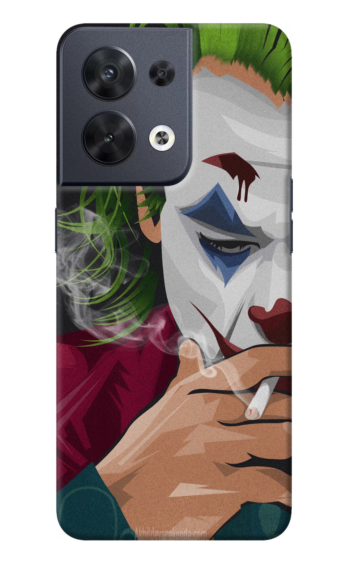 Joker Smoking Oppo Reno8 Back Cover