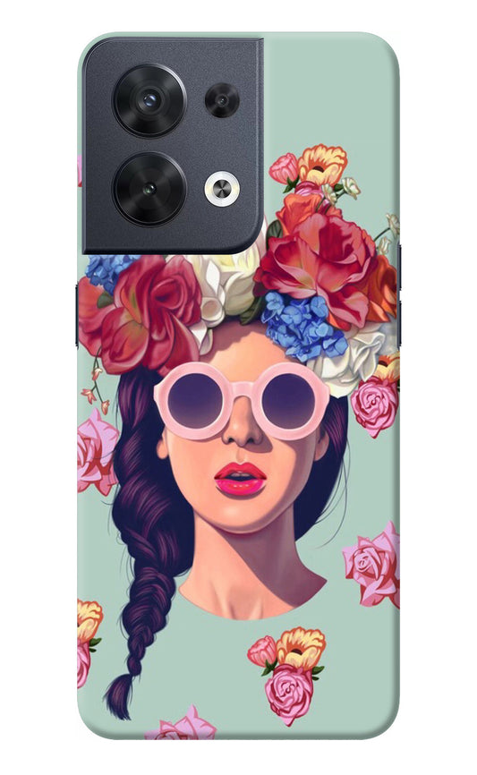 Pretty Girl Oppo Reno8 Back Cover