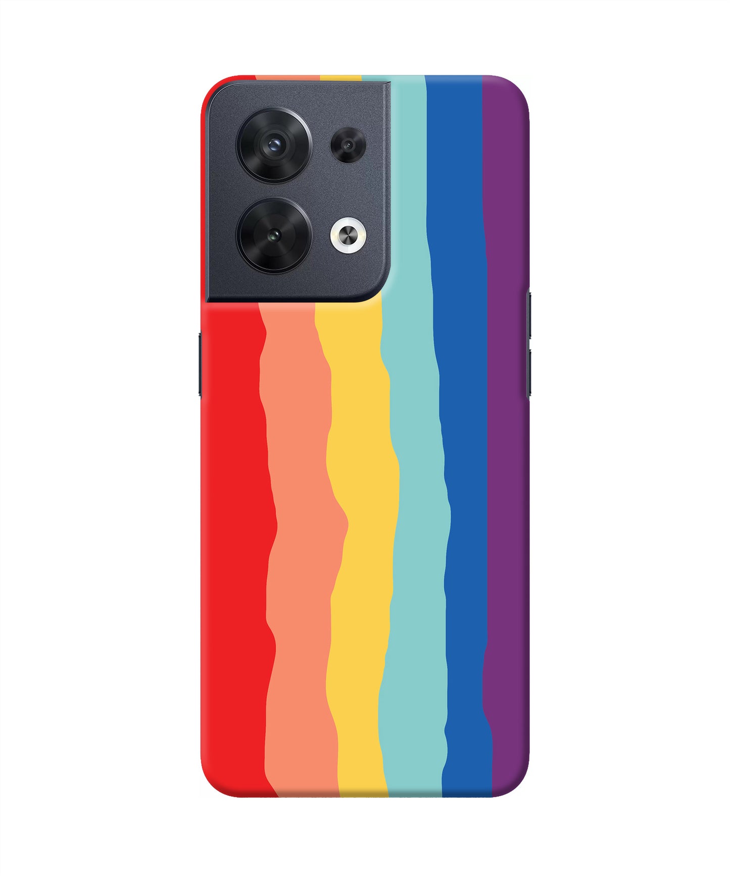 Rainbow Oppo Reno8 Back Cover