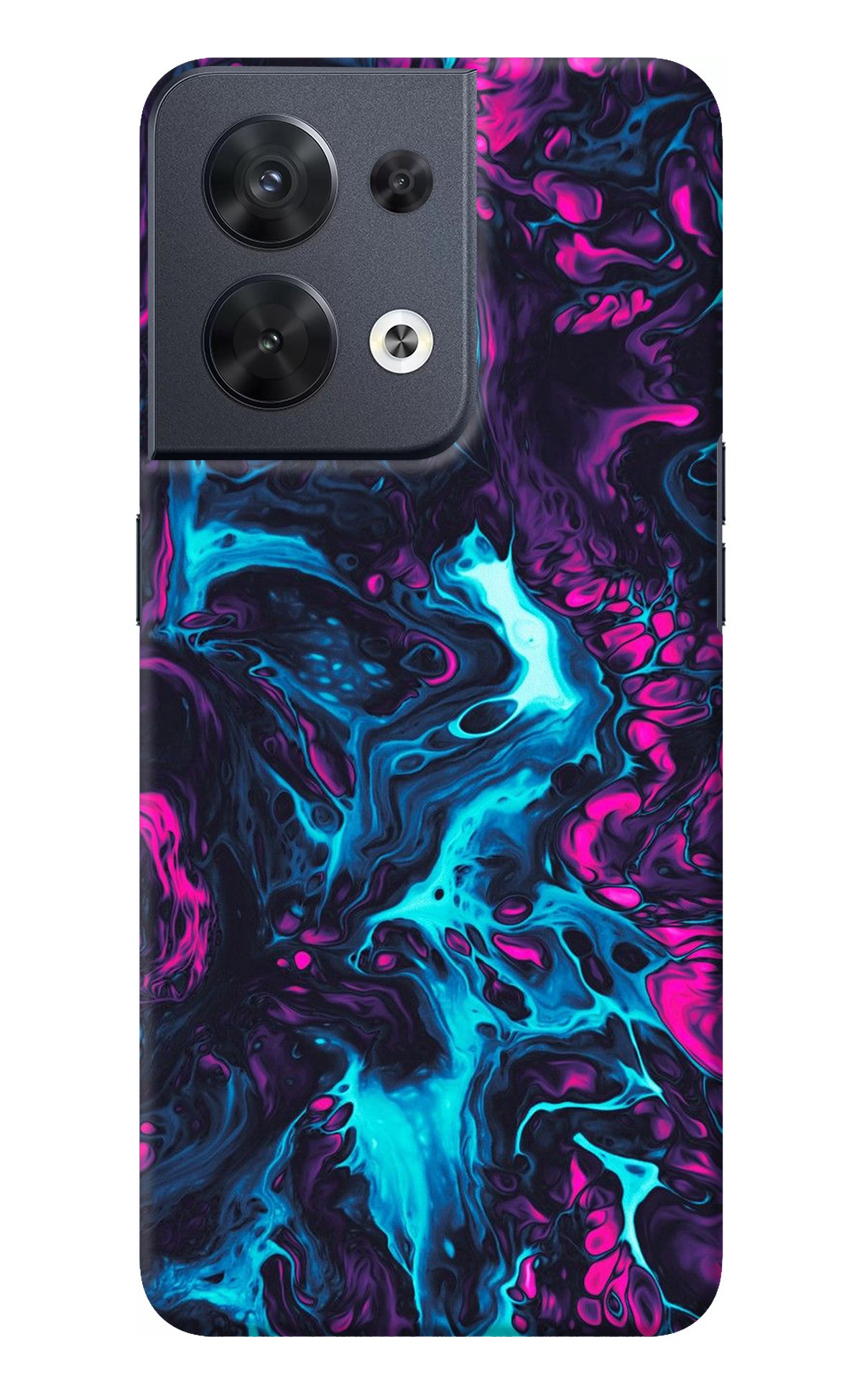 Abstract Oppo Reno8 Back Cover