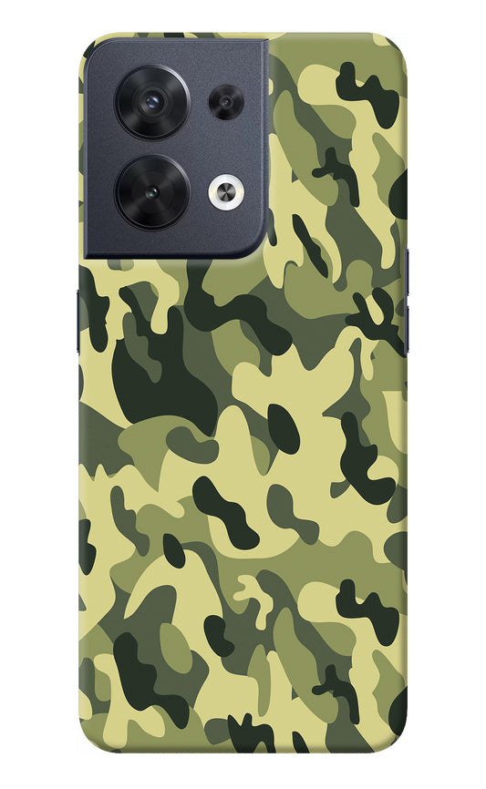 Camouflage Oppo Reno8 Back Cover