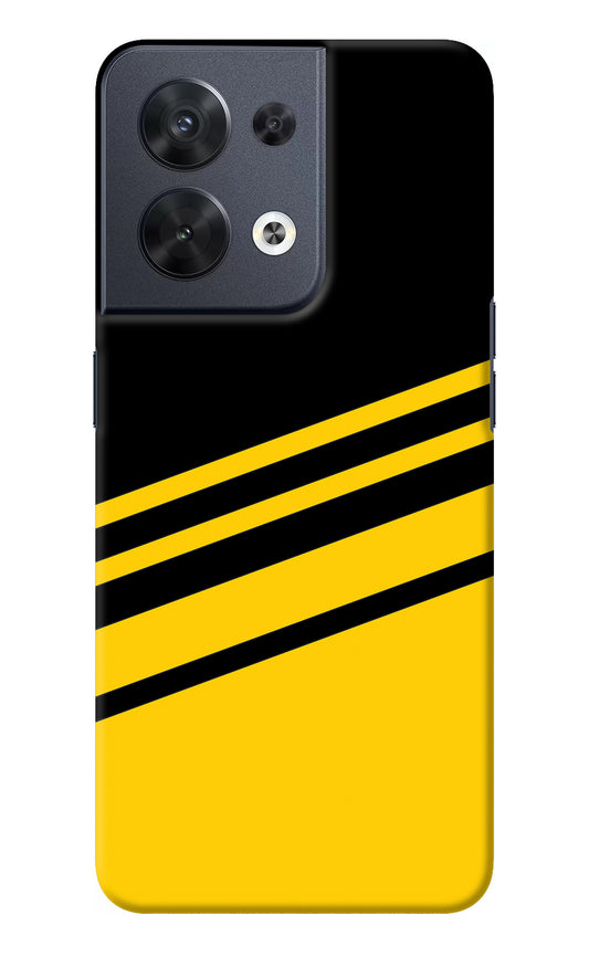 Yellow Shades Oppo Reno8 Back Cover