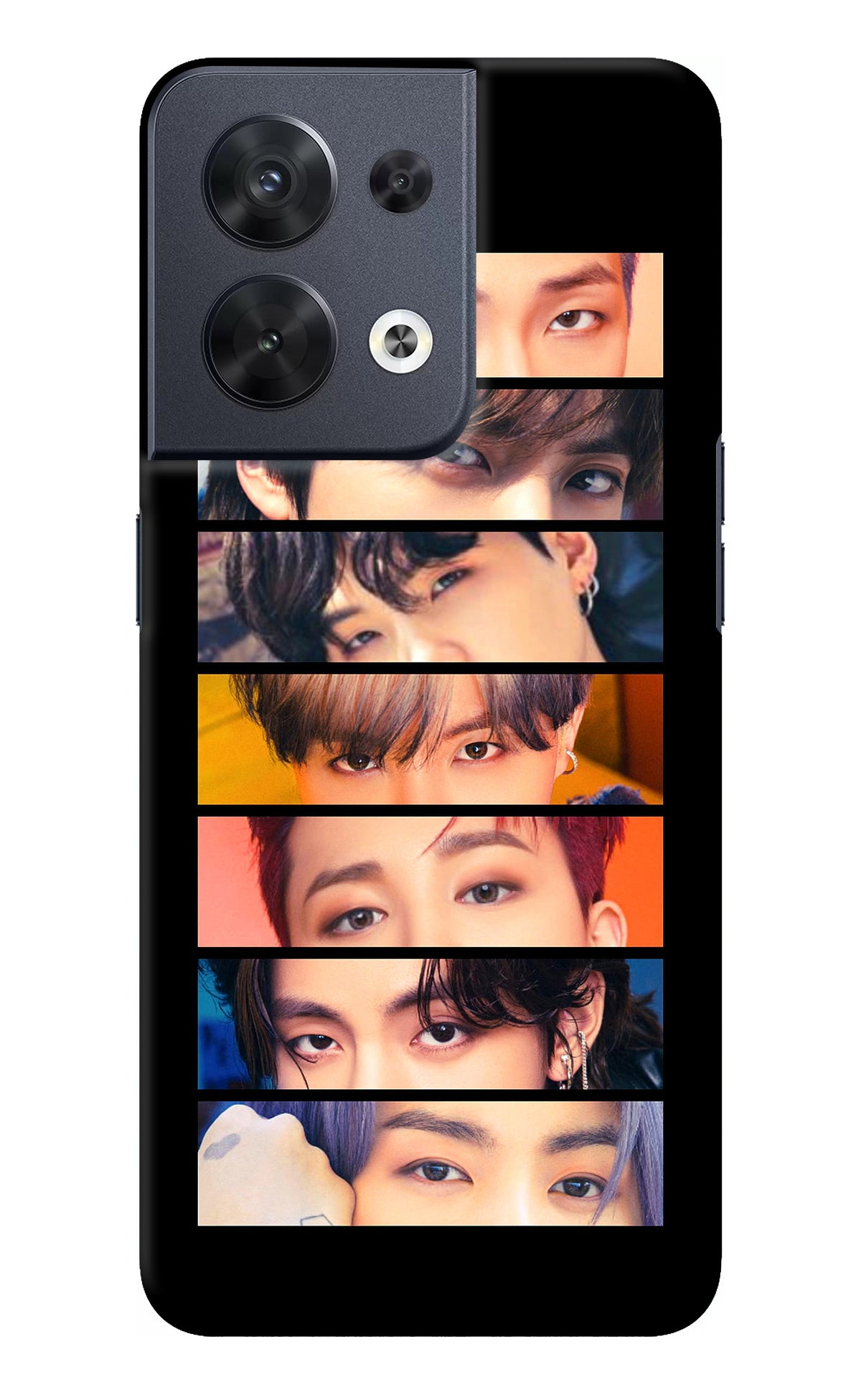 BTS Eyes Oppo Reno8 Back Cover