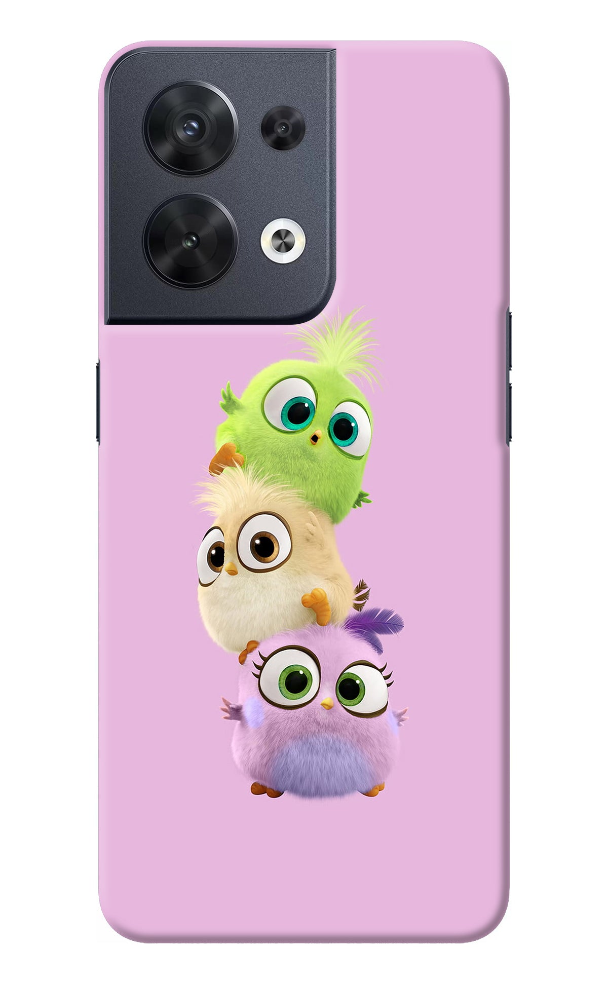 Cute Little Birds Oppo Reno8 Back Cover