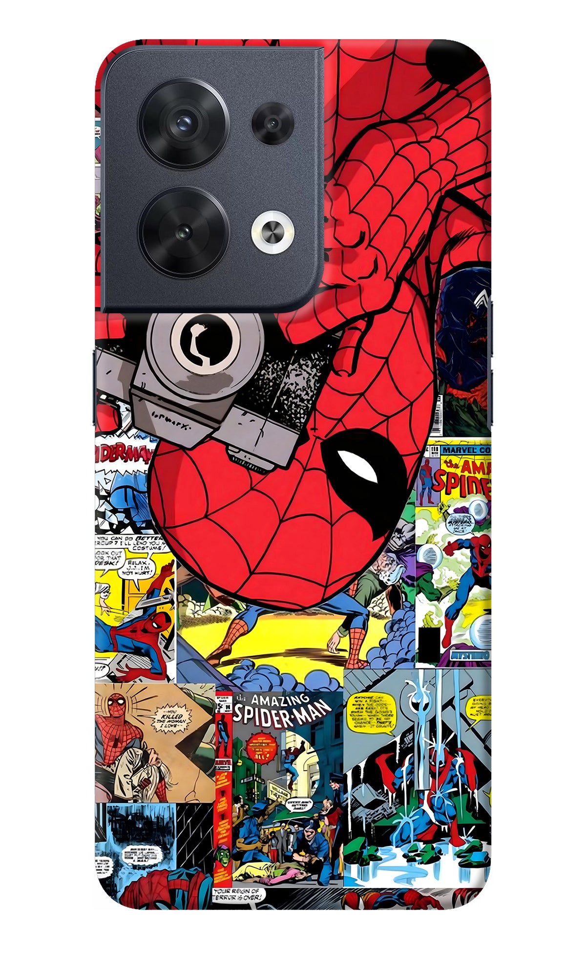 Spider Man Oppo Reno8 Back Cover