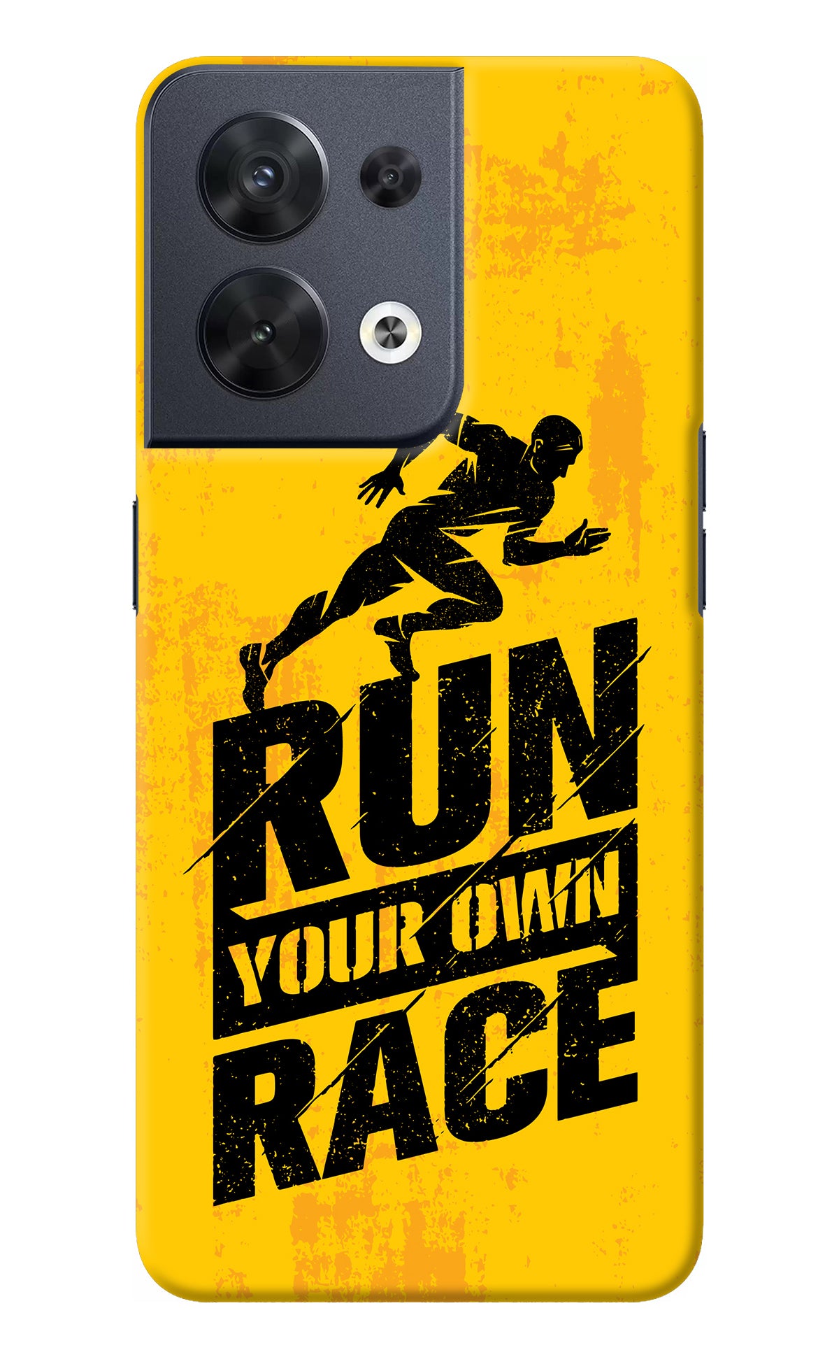 Run Your Own Race Oppo Reno8 Back Cover